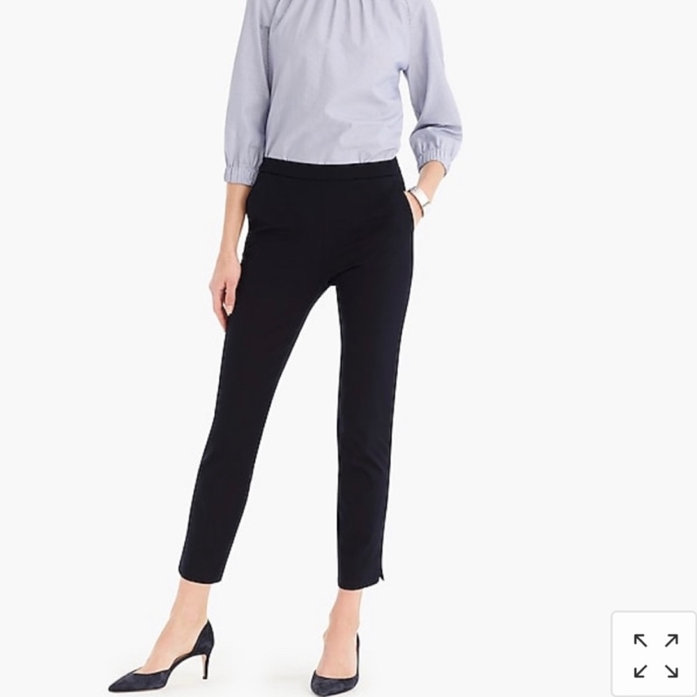 J. Crew Martie Pant Slim Fit Navy Ankle length 2
